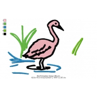 Bird Embroidery Design 26